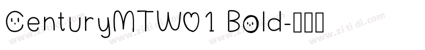 CenturyMTW01 Bold字体转换
